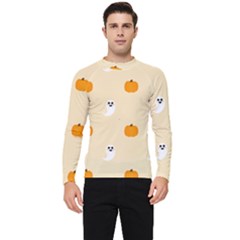 Pumpkin And Boo Crew Halloween  Men s Long Sleeve Rash Guard by Safari