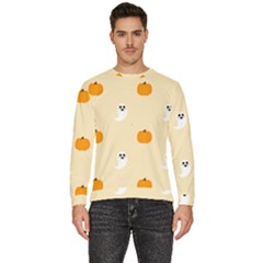 Pumpkin And Boo Crew Halloween  Men s Fleece Sweatshirt by Safari