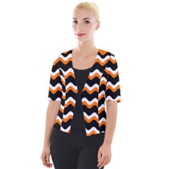 Halloween Wavy 20240926 161241 0000 Cropped Button Cardigan by Safari