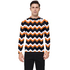 Halloween Wavy 20240926 161241 0000 Men s Long Sleeve Rash Guard by Safari