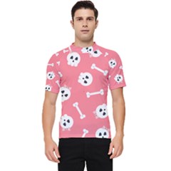 Halloween Pattern With Sculles And Bones 20240926 160927 0000 Men s Short Sleeve Rash Guard by Safari