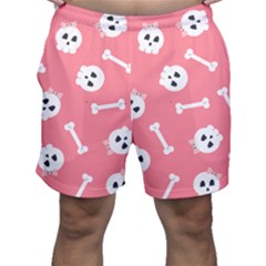 Halloween Pattern With Sculles And Bones 20240926 160927 0000 Men s Shorts by Safari