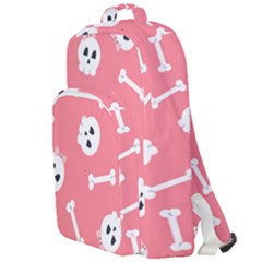 Halloween Pattern With Sculles And Bones 20240926 160927 0000 Double Compartment Backpack by Safari