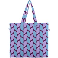 Purple Blue Pattern Canvas Travel Bag by ytdream