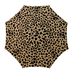 Leopard Skin Pattern Golf Umbrellas by Bedest