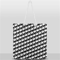 Stylish Coffee Cup Pattern Full Print Rope Handle Tote (large) by ExtraAwesomeSauce