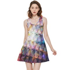 Cosmic Owls Pattern Inside Out Reversible Sleeveless Dress by ExtraAwesomeSauce