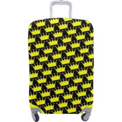 Royalty Inspired Crown Pattern Luggage Cover (large) by ExtraAwesomeSauce