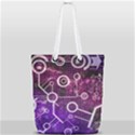 Cosmic Network Geometric Art Full Print Rope Handle Tote (Small) View1