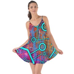 Abstract Tech Galaxy Design Love The Sun Cover Up by ExtraAwesomeSauce