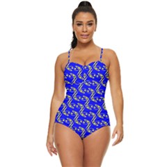 Eye Of Horus Pattern Retro Full Coverage Swimsuit by ExtraGoodSauce