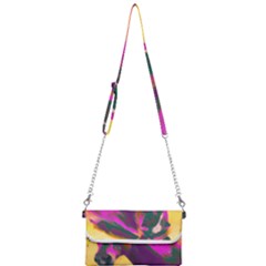 Vibrant Abstract Equine Art Mini Crossbody Handbag by ExtraAwesomeSauce