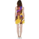 Vibrant Forked-Tongue Snake Art Inside Out Reversible Sleeveless Dress View2