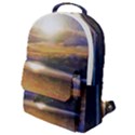 Serene Sunset Over Water Flap Pocket Backpack (Small) View1