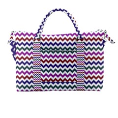 Chevron Pattern Carry-on Travel Shoulder Bag by ytdream