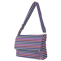 Chevron Pattern Full Print Messenger Bag (m) by ytdream