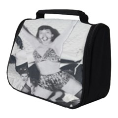 Betty Page Bdsm Full Print Travel Pouch (small) by CherleyTemples