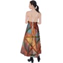 Enchanted Nebula Pentagram Art Tie Back Maxi Dress View2