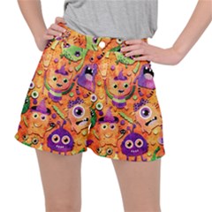 Halloween Monsters Women s Ripstop Shorts by kyorashop23