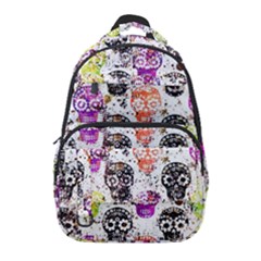 Sugar Skulls - Floral Carry-on Travel Backpack by kyorashop23