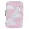 Clouds Pink Pattern Belt Pouch Bag (Small) View1