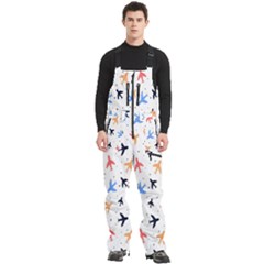 Cute Airplanes Planes Men s Front Zip Ski And Snowboard Bib Pants by ConteMonfrey