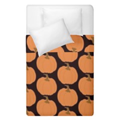 Black And Orange Pumpkin Duvet Cover Double Side (single Size) by ConteMonfrey