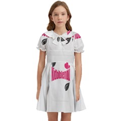 Téléchargement (1) Kids  Bow Tie Puff Sleeve Dress by Kidbiblenou