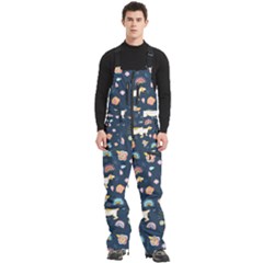 Dogs Men s Front Zip Ski And Snowboard Bib Pants by StyleHavenStore