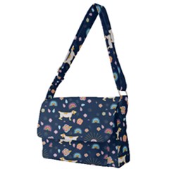 Dogs Full Print Messenger Bag (l) by StyleHavenStore