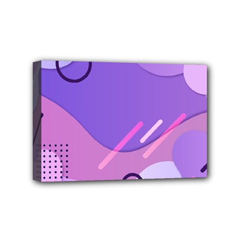 Colorful Labstract Wallpaper Theme Mini Canvas 6  X 4  (stretched) by Apen