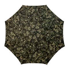 Camouflage Army Survival Uniform Golf Umbrellas by Posterlux