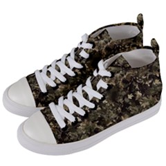 Camouflage Army Survival Uniform Women s Mid-top Canvas Sneakers by Posterlux