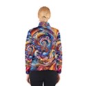 Dynamic Color Vortex Women s Bomber Jacket View2