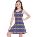 Bitcoin Logo Pattern Kids  Lightweight Sleeveless Dress View1