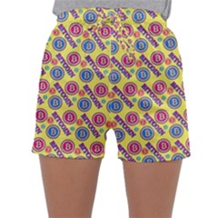 Colorful Bitcoin Pattern Sleepwear Shorts by ExtraAwesomeSauce