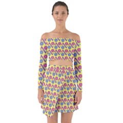 Colorful Bitcoin Pattern Off Shoulder Top With Skirt Set by ExtraAwesomeSauce