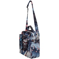 Demon Samurai Crossbody Day Bag by AwesomeSauce