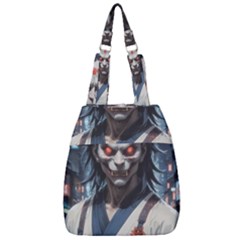 Demon Samurai Center Zip Backpack by AwesomeSauce