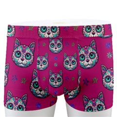 Calavera Cat Art Pattern Men s Boxer Briefs by ExtraAwesomeSauce