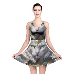 Epic Armored Cat Warrior Reversible Skater Dress by ExtraAwesomeSauce