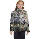 Epic Armored Cat Warrior Kids  Puffer Bubble Jacket Coat View1