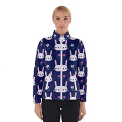 Cute Bunny Pattern, Easter, Koteto Women s Bomber Jacket by kyorashop23