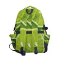 Lime Slices Close Up, Fresh, Fruit, Green Lemon Carry-on Double Buckle Travel Backpack View2