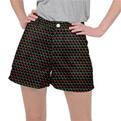 Geometric Abstract Pattern Line Women s Ripstop Shorts by Salmanaz77