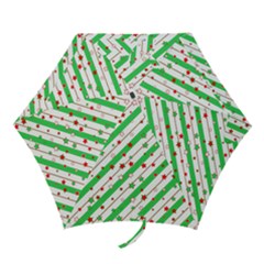 Christmas Paper Stars Pattern Texture Background Colorful Colors Seamless Mini Folding Umbrellas by Ket1n9