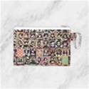Spanish Gothic Girls Pattern Canvas Cosmetic Bag (Small) View2