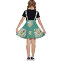 Retro 1960s Flowers Pattern 2 Kids  Apron Dress View4