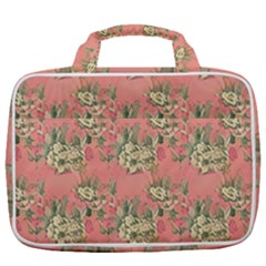 Retro 1880s Flowers Pattern 12 Travel Toiletry Bag With Hanging Hook by violetheavensky