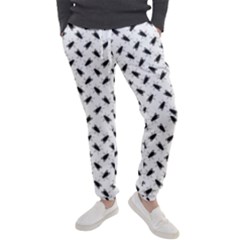 Fly Phot Motif Seamless Black And White Pattern Men s Jogger Sweatpants by dflcprintsclothing